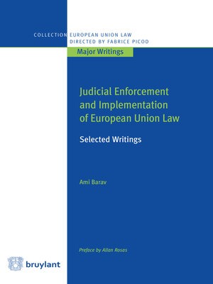 cover image of Judicial Enforcement and Implementation of European Union Law